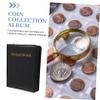 Angoily 240grids Coin Organizer Slots Coin Collection Book Zipper for Collectors view 2