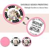 200-1000 Custom Poker Chips, Plastic Poker Chips Personalized Your Own Logo/Image/Text, Double Side Full Color Printing Drink Tokens with Storage Case for Bar, Wedding, Events, Promotions (White) view 2