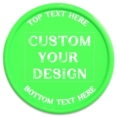 200-1000 Custom Poker Chips, Plastic Poker Chips Personalized Your Own Logo/Image/Text, Double Side Full Color Printing Drink Tokens with Storage Case for Bar, Wedding, Events, Promotions (Green)
