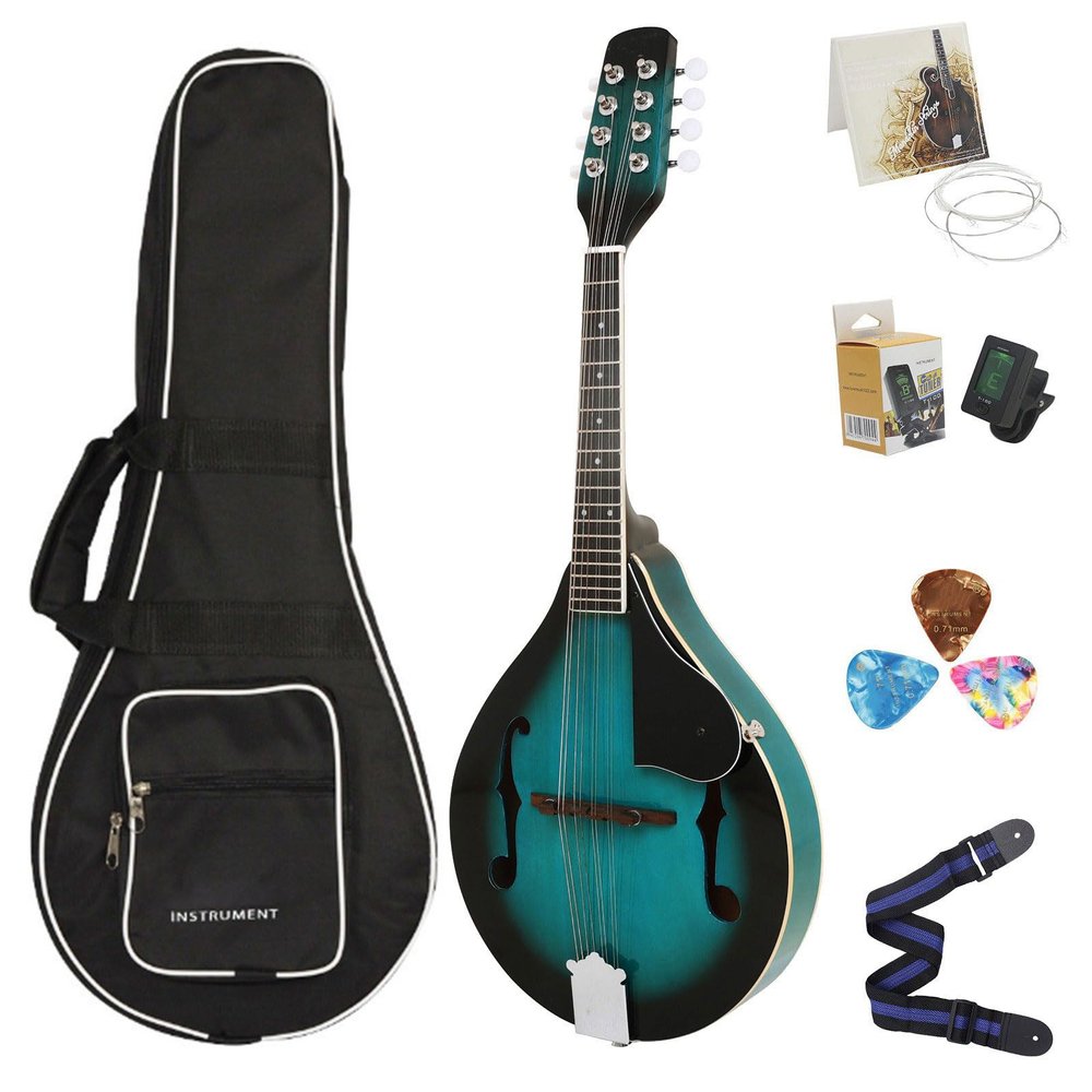 A Styles 8 String Instrument Mandolin Beginner Acoustic Mandolin Musical Instrument For Beginner Adults Teens Kids
