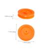 Cabilock Diy Craft Pulley Wheel Set 100pcs Plastic Serpentine Belt Pulley Mute Gears Toy Wheel Accessories Multipurpose for Rc Cars Planes view 2