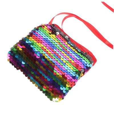Healeved Single Shoulder Strap Sequin Crossbody Purse Small Wallet Bag for Women Lightweight and Compact Design for Daily Use Shopping and Travel