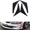 4pcs/set Universal Car Canards Front Bumper Lip Splitter Diffuser Fins Body Valence Chin Wing Widebody Tunning Canard Spoiler(Carbon Fiber) view 2