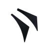4pcs/set Universal Car Canards Front Bumper Lip Splitter Diffuser Fins Body Valence Chin Wing Widebody Tunning Canard Spoiler(Carbon Fiber) view 3