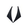4pcs/set Universal Car Canards Front Bumper Lip Splitter Diffuser Fins Body Valence Chin Wing Widebody Tunning Canard Spoiler(Carbon Fiber) view 4