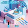 Pretend Makeup Kit for Toddlers 3-5, Kids Play Makeup Set for Girls 3-4 4-6, Frozen Toddler Fake Make Up Toys with Purse, Princess Birthday Valentines Gift for Little Girls 3 4 5 6 Year Old view 3