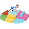 7PCS Climbing Toys for Toddlers 1-3 Inside, Foam Baby Climbing Blocks Soft Play Set for Toddlers 1-3, Corner Toddler Climbing Toys Indoor Baby Climbing Gym for Toddler Climbing Crawling and Sliding view 1