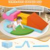 7PCS Climbing Toys for Toddlers 1-3 Inside, Foam Baby Climbing Blocks Soft Play Set for Toddlers 1-3, Corner Toddler Climbing Toys Indoor Baby Climbing Gym for Toddler Climbing Crawling and Sliding view 3