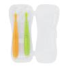 2 Silicone Baby Spoons Set, Soft Tip Spoons for Babies Over 4 Months Old with Box, Feels Like Milk, Takes Care of Baby's Mouth, Reduce Choking and view 1