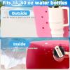 2pcs Cup Holder for Bogg Bag, 2 Sizes ABS Practical Water Bottle Storage Holder Suitable Drink Organizer Beach Accessories for Stanley Cup 30oz 40oz (White) view 3