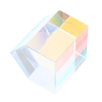 Anneome 7-Color Prism Sun Catcher Cube Optical Decorative Prism for Window DIY Suncatcher Light Refraction Ornament for Home Decor