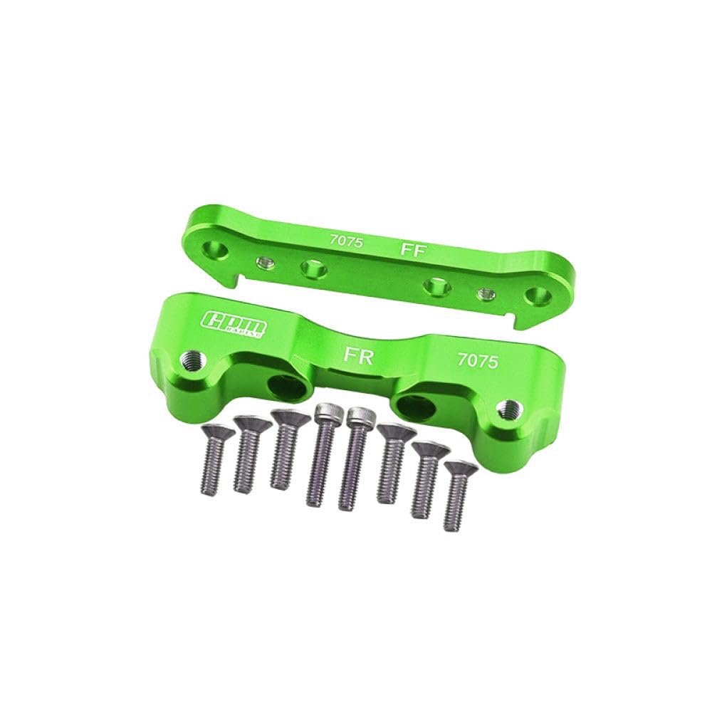 Aluminum Front Lower Suspension Mount for Arrma 1:5 KRATON 8S BLX/Outcast 8S BLX/KRATON EXB Roller Upgrades - Green