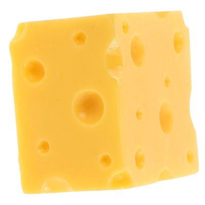 CIYODO Realistic Fake Cheese Model Cheese Themed Decorations for Kitchen Food Shop Photography Props