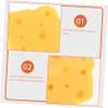 CIYODO Realistic Fake Cheese Model Cheese Themed Decorations for Kitchen Food Shop Photography Props view 3