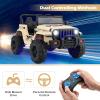 INFANS Ride on Truck, 12V Kids Electric Vehicle Toy, Parent Remote Control view 4