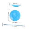 Abaodam 2pcs Juggling Props Circus Juggling Stick Spinning Plates Circus Plates for Adults Stick Dropping Game Clown Spinning Plastic view 2
