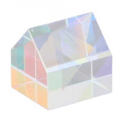 Color Prism Optical Shape Desk Ornament RGB Dispersion Prism Physics for Teaching Art Decor Photography