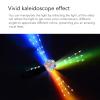 Akozon Color Cube Prism Rainbow Dispersion Glass Optical 9.8x9.8x9.8in Physics Photography Desktop Decor view 4