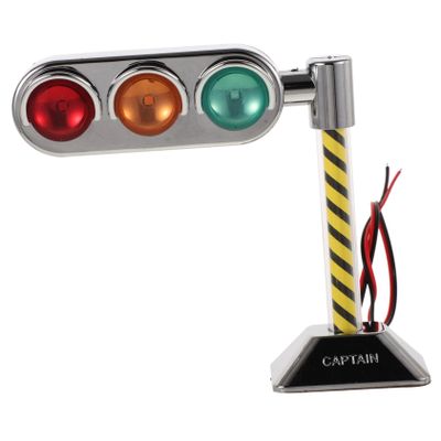 Ciieeo Mini Traffic Signal Light Model with Led Lighting Fun Car Interior Decor Easy Installation Compact Design for Unique Style