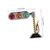 Ciieeo Mini Traffic Signal Light Model with Led Lighting Fun Car Interior Decor Easy Installation Compact Design for Unique Style view 2