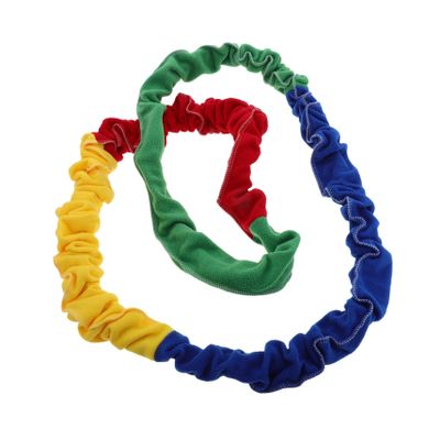 BESPORTBLE Sports Rainbow Tension Circle Thick Tug of War Rope for Boys and Girls Outdoor Games Elastic Stretchy Band Pe Equipment for School Playground