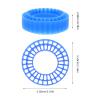 Kisangel 4pcs Reliable Silicone Rubber Insert Replacement Tier Inserts Parts Tire Crawler Silicone Rubber Tier Inserts Silicone Rubber Insert Supplies Replacement Part Blue view 2