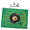 IMIKEYA 10-Inch Roulette Game Set Chips and Cloth Fun Tabletop Gaming Wheel for Parties Festivals and Events for Friends Gatherings and Company Activities view 1