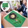 IMIKEYA 10-Inch Roulette Game Set Chips and Cloth Fun Tabletop Gaming Wheel for Parties Festivals and Events for Friends Gatherings and Company Activities view 3