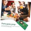 JECOMPRIS 25cm Poker Wheel Table Game Set Cloth Chips and Beads for Parties Festivals and Home Gatherings view 3