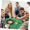 JECOMPRIS 25cm Poker Wheel Table Game Set Cloth Chips and Beads for Parties Festivals and Home Gatherings view 4