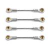 4pcs Metal Chassis Suspension Link Rod Pull Rod Compatible with MINI-Z 4x4 1/18 1/24 RC Car Upgrade Parts Accessories view 1
