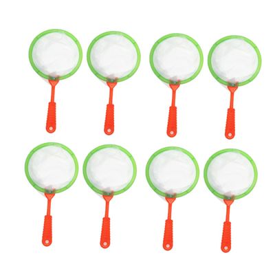 Toddmomy 10pcs Mini Simulated Fishing Net Toy Random Color Outdoor Garden Play for Boy Girl Lightweight and Easy to Use for Catching Butterflies and Fish
