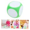 Abaodam Large Erasable Dice Blank Dry Erase Foam Dice for Classroom Party Games Math Activities Creative Game Props Vibrant Green view 3
