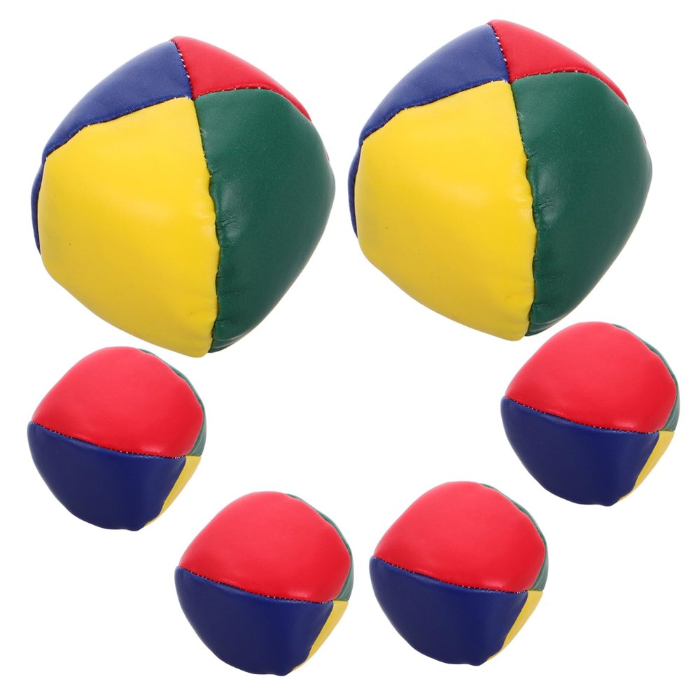 BESPORTBLE Boys and Girls Bean Bag Toss 6 Round Bags Outdoor Throwing Games Material: Pu for Carnival Parties Team Building