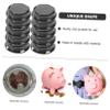 Cabilock 20pcs Piggy Bank Stopper Plaster Doll Accessories Saving Box Bottom Plugs for Coins view 4