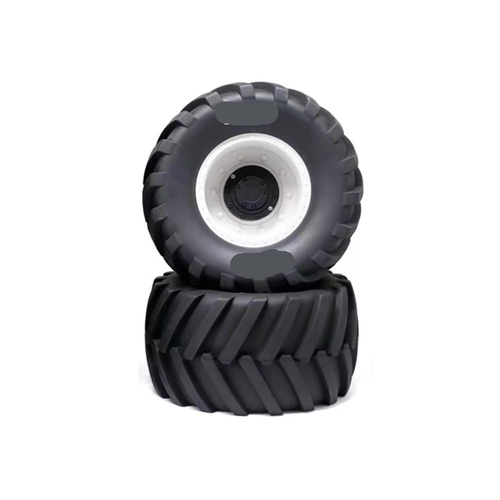 2pcs 1/8 Buggy Tires 173mm 17mm Hex for Upgrade Parts(White)