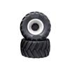 2pcs 1/8 Buggy Tires 173mm 17mm Hex for Upgrade Parts(White) view 1