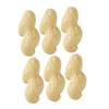 Kisangel 6pcs Realistic Fake Peanut Models PVC Simulated Nut Decorations for Home Supermarket and Photography Props Detailed Design view 1