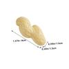Kisangel 6pcs Realistic Fake Peanut Models PVC Simulated Nut Decorations for Home Supermarket and Photography Props Detailed Design view 2