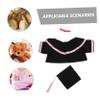 Amosfun Graduation Bear Plush Outfit Set with Cap and Shawl Stuffed Animal Costume for Graduation Celebrations Soft and Detailed Craftsmanship for Memorable Souvenirs view 3