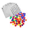 ibasenice 1set Fun Bingo Game Set Unique Bingo Cards Markers for Family Entertainment and Educational Fun Boost Concentration Number Skills view 1