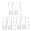 jojofuny 30pcs Tubes Organizer for Collectors Clear Storage Holders Protective Padding Capsules for and -Term Preservation view 1