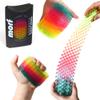 Morf Fidget Sensory Spring Berry  3D Slug Spring Toy for Kids, Teens, and Adults - Stretchy, Quiet, Stress and Anxiety Relief, Focus - for Play, School, Work Gifts, Great for Classroom, Office view 1