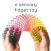 Morf Fidget Sensory Spring Berry  3D Slug Spring Toy for Kids, Teens, and Adults - Stretchy, Quiet, Stress and Anxiety Relief, Focus - for Play, School, Work Gifts, Great for Classroom, Office view 2
