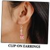 KOMBIUDA 1set Boys and Girls Non-pierced Clip Earrings Set Cute Cartoon Design Ear Clips for Girls Jewelry for Daily Wear Adorable Accessories for Princess Parties view 3