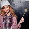 KOMBIUDA 6pcs Star Shaped Fairy Wands Lightweight Cosplay Props for Parties Dress up and Stage Gold Hollow Design for Boys and Girls Events and Photography view 3