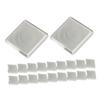 Artibetter 20pcs Adjustable Case with Gaskets for Different Storage Box for Home Office and Exhibitions for Stamps and Items view 1