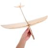 FOYTOKI Wooden Hand Thrown Glider Plane Kit DIY Model Aeroplane for Boys and Girls Adults Hand Launch Glider for Indoor Outdoor Play view 3