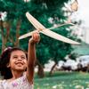 FOYTOKI Wooden Hand Thrown Glider Plane Kit DIY Model Aeroplane for Boys and Girls Adults Hand Launch Glider for Indoor Outdoor Play view 4