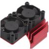 Artibetter Aluminum Alloy Heatsink with Dual Cooling Fans for Brushed Durable Heat Dissipation for Climbing Rc Car Truck Accessories view 3